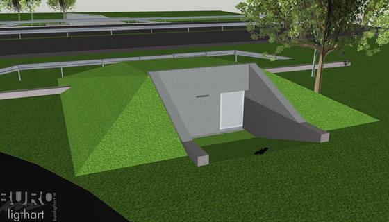 Vleermuis tunnel Veenwouden | B.V. Bouw- en Aannemingsbedrijf G. de Haan & Zn.