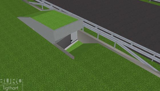 Vleermuis tunnel Veenwouden | B.V. Bouw- en Aannemingsbedrijf G. de Haan & Zn.