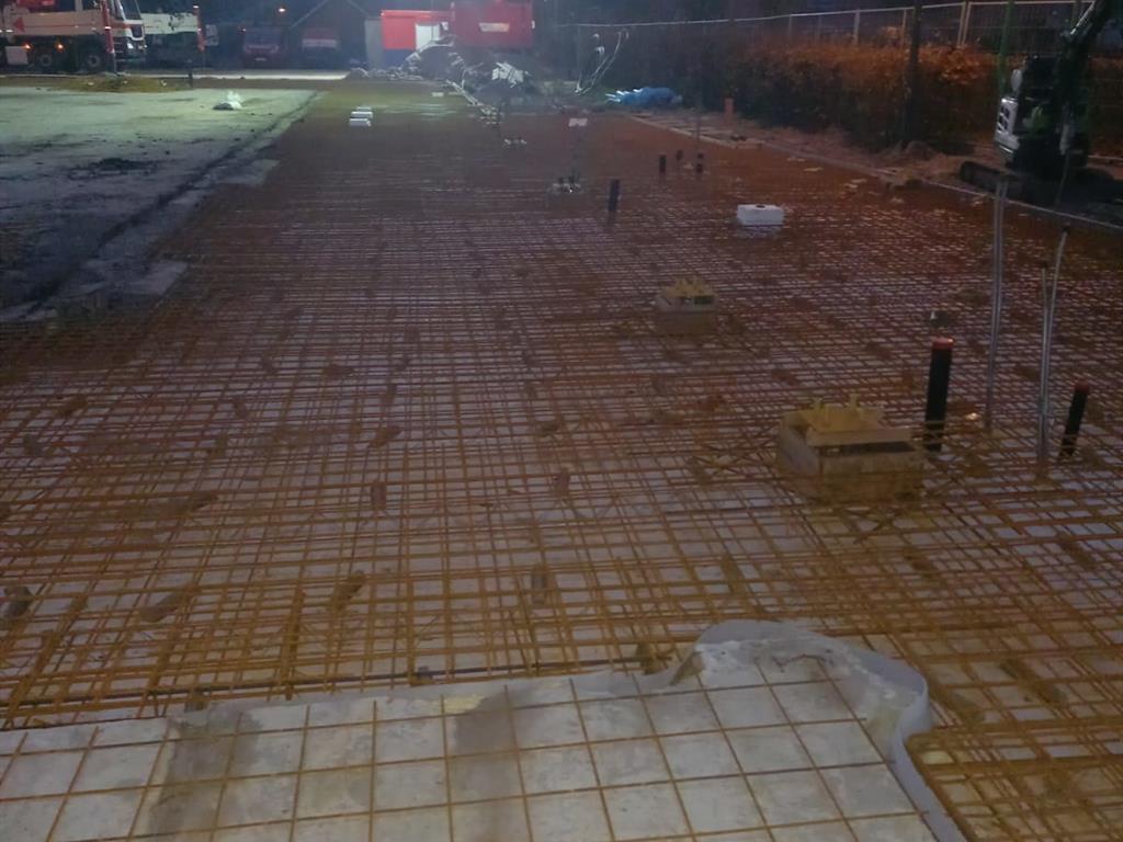 Betonstorten Sporthal de Drait